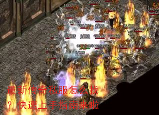 最新传奇私服怎么找?快速上手指南来啦 最新传奇私服怎么找?快速上手指南来啦