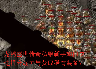 龙腾盛世传奇私服新手如何快速提升战力与获取稀有装备? 龙腾盛世传奇私服新手如何快速提升战力与获取稀有装备?