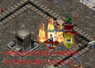 传奇玩家变性脚本如何使用?变性后角色属性会变化吗? 传奇玩家变性脚本如何使用?变性后角色属性会变化吗?