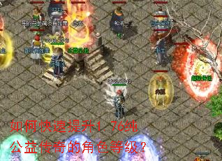 如何快速提升1.76纯公益传奇的角色等级? 如何快速提升1.76纯公益传奇的角色等级?