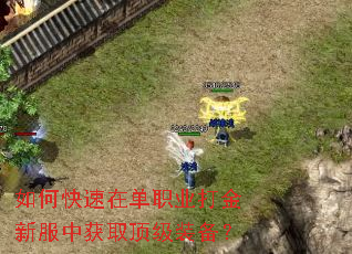 如何快速在单职业打金新服中获取顶级装备? 如何快速在单职业打金新服中获取顶级装备?