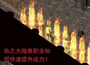 仙之大陆单职业如何快速提升战力? 仙之大陆单职业如何快速提升战力?
