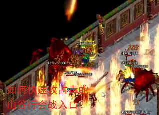 如何快速攻占毒蛇山谷行会战入口? 如何快速攻占毒蛇山谷行会战入口?
