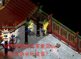 如何快速找到宝象国boss的准确坐标位置? 如何快速找到宝象国boss的准确坐标位置?