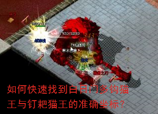 如何快速找到白日门多钩猫王与钉耙猫王的准确坐标? 如何快速找到白日门多钩猫王与钉耙猫王的准确坐标?