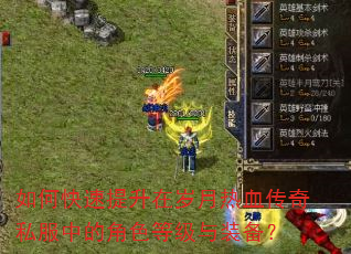 如何快速提升在岁月热血传奇私服中的角色等级与装备? 如何快速提升在岁月热血传奇私服中的角色等级与装备?
