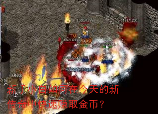 新手小白如何在今天的新传奇中快速赚取金币? 新手小白如何在今天的新传奇中快速赚取金币?