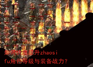��ο�������zhaosifu��ɫ�ȼ���װ��ս����