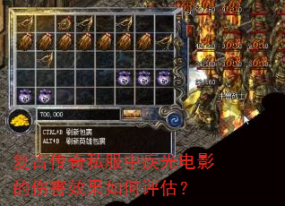 复古传奇私服中疾光电影的伤害效果如何评估? 复古传奇私服中疾光电影的伤害效果如何评估?